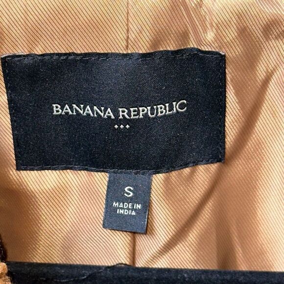 Banana Republic Brown Teddy Jacket Size S - Picture 5 of 6